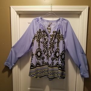 Ladies plus size boho style tunic top from ND ( new direction) size 1x